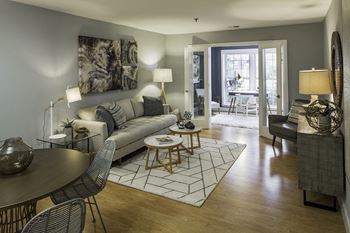 Hardwood floors available in select apartments 